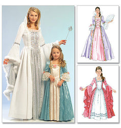 McCall's - M5731 Misses'/Girls' Princess Costumes - WeaverDee.com Sewing & Crafts - 1