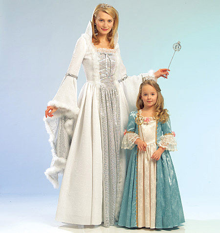 McCall's - M5731 Misses'/Girls' Princess Costumes - WeaverDee.com Sewing & Crafts - 1