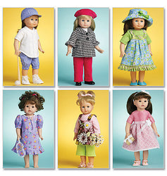 McCall's - M6137 Doll Clothes For 18" Doll - WeaverDee.com Sewing & Crafts - 1