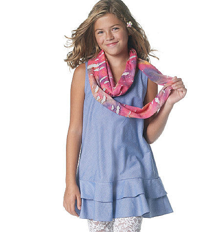 McCall's - M6275 Girls' Dresses, Scarf & Leggings - WeaverDee.com Sewing & Crafts - 1