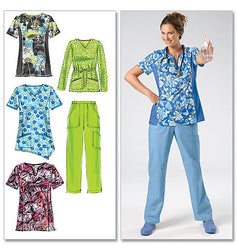 McCall's - M6473 Misses'/Women's Doctor / Nurse Medical Scrubs - WeaverDee.com Sewing & Crafts - 1