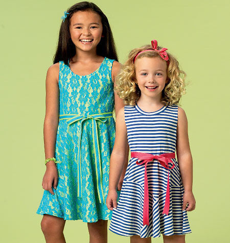 McCall's - M6915 Girls' Dresses | Easy - WeaverDee.com Sewing & Crafts - 1