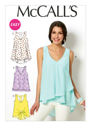 McCall's Pattern M6960 Misses' Tops & Tunics | Easy