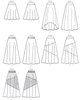 McCall's - M6966 Misses' Skirts | Easy - WeaverDee.com Sewing & Crafts - 8