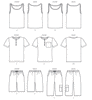 McCall's - M6973 Men's Tank Tops, T-Shirts & Shorts - WeaverDee.com Sewing & Crafts - 9