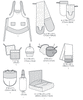 McCall's - M6978 Apron & Kitchen Accessories - WeaverDee.com Sewing & Crafts - 4