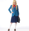 McCall's - M7141 School Uniform Jacket, Vest, Blouse & Pleated Skirt - WeaverDee.com Sewing & Crafts - 2