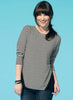 McCall's Pattern M7286 Misses' Raglan Sleeve Tops