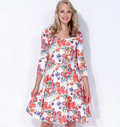 McCall's - M7313 Misses'/Women's Flared Dresses - WeaverDee.com Sewing & Crafts - 1