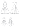 McCall's - M7354 Vintage 1950s Back-Wrap Dresses (Child / Adult) - WeaverDee.com Sewing & Crafts - 7