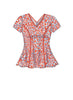 McCall's - M7356 Misses' V-Neck Fit & Flare or Godet Tops - WeaverDee.com Sewing & Crafts - 7