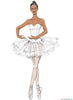 McCall's Pattern M7615 Misses' Ballet Costumes with Boned Bodice, Skirt & Sleeve Variations