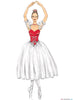 McCall's Pattern M7615 Misses' Ballet Costumes with Boned Bodice, Skirt & Sleeve Variations