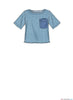 McCall's Pattern M7630 Misses' Tops with Sleeve & Hem Variations