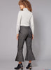 McCall's Pattern M7690 Misses' Pants With Flounce Variations & Sash