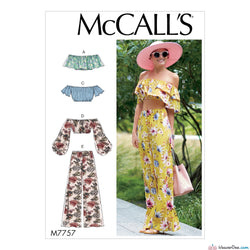 McCall's Pattern M7757 Misses' Tops & Pants