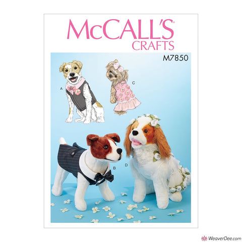 McCall's Pattern M7850 Pet Clothes