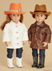 McCall's Pattern M7883 Cowboy / Cowgirl Outfits for 18" Doll