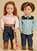 McCall's Pattern M7883 Cowboy / Cowgirl Outfits for 18" Doll