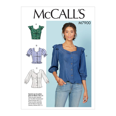McCall's Pattern M7900 Misses' Tops