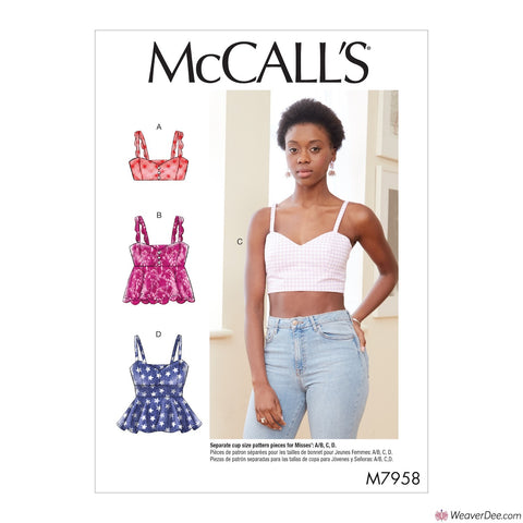 McCall's Pattern M7958 Misses' Tops