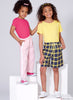 McCall's Pattern M7966 Children's / Girls' Shorts & Pants