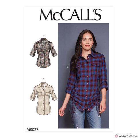 McCall's Pattern M8027 Misses' Shirts