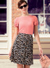 McCall's Pattern M8055 Misses' Straight or A-line Skirts In 7 Lengths #TillieMcCalls