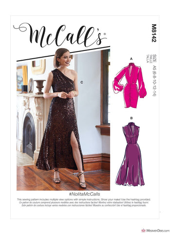 McCall's Pattern M8142 Misses' Dresses #NolitaMcCalls