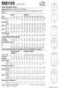 McCall's Pattern M8149 Misses' & Women's Skirts #SterlingMcCalls