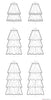 McCall's Pattern M8150 Misses' Skirts #TillaryMcCalls