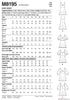 McCall's Pattern M8195 Misses' Dresses