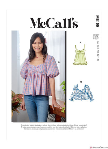 McCall's Pattern M8199 Tops