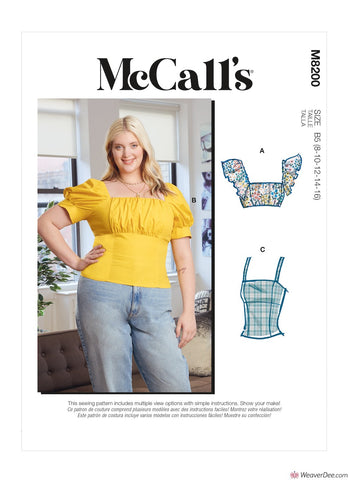 McCall's Pattern M8200 Misses' & Women's Tops