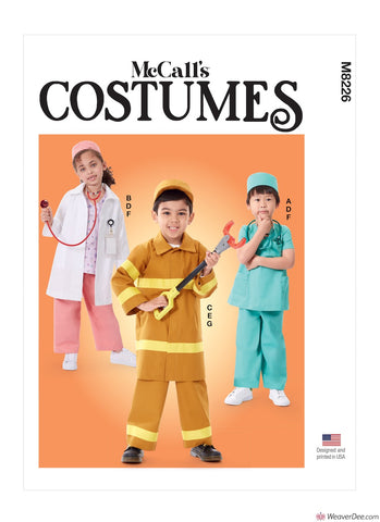McCall's Pattern M8226 Children's First Responder Costume
