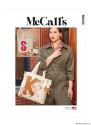 McCall's Pattern M8233 Tote Bag, Zipper Case & Key Ring