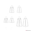 McCall's Pattern M8260 Misses' Skirt, Shorts & Trousers