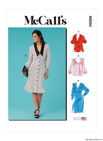 McCall's Pattern M8284 Misses' Tops & Dresses