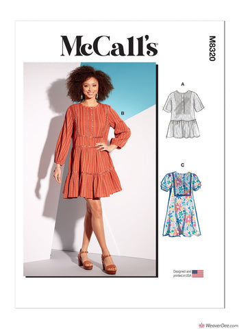 McCall's Pattern M8320 Misses' Tunic & Dresses