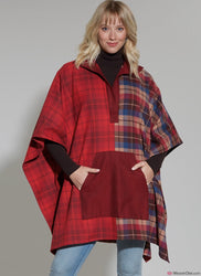 McCall's Pattern M8347 Misses' Poncho