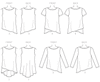 McCall's - M7327 Misses' Shaped Hemline Tops - WeaverDee.com Sewing & Crafts - 9