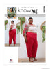 KnowMe Sewing Pattern ME2005 Women's Top & Pants - by Aaronica B. Cole