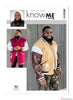 KnowMe Sewing Pattern ME2010 Men's Varsity Bomber Jacket In 2 Lengths - by Sins of Many