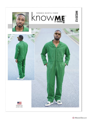 KnowMe Sewing Pattern ME2012 Men's Jumpsuit - by Norris Dánta Ford