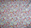 Christmas Metallic Cotton Fabric - Rainbow Reindeers Silver