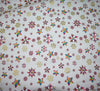 Christmas Metallic Cotton Fabric - Rainbow Snowflake Cream