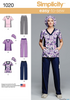 Simplicity - S1020 Misses' & Plus Size Scrubs | Easy - WeaverDee.com Sewing & Crafts - 1