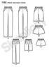 Simplicity - S1165 Misses' Pull-on Pants, Long or Short Shorts - WeaverDee.com Sewing & Crafts - 2