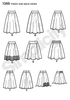 Simplicity - S1369 Misses' Skirts in 3 Lengths - WeaverDee.com Sewing & Crafts - 2