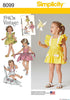 Simplicity - S8099 Toddlers' Romper & Button-on skirt - WeaverDee.com Sewing & Crafts - 1